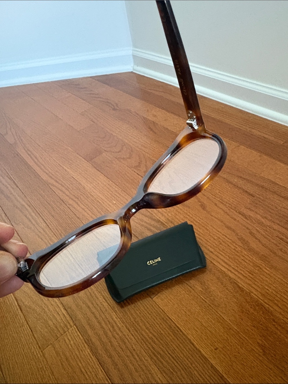 Celine Tortoiseshell Round Eyeglasses - Picture 9 of 11